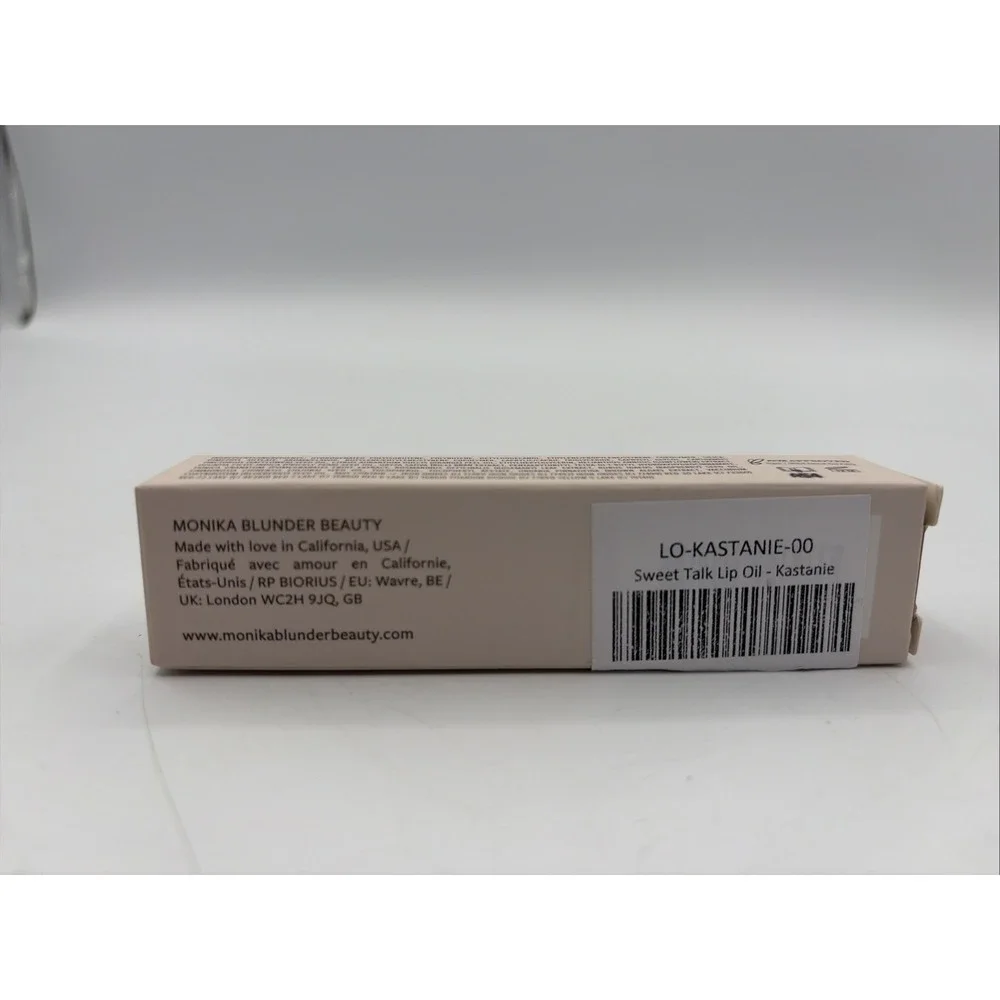 Monika Blunder Sweet Talk Vitamin E Jojoba Oil Lip Oil Shea Butter 4.9 Kastanie